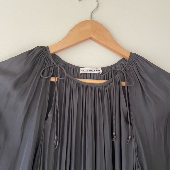 Ulla Johnson dark olive green Long Sleeve Dress size 2 evening gown - Picture 3 of 5